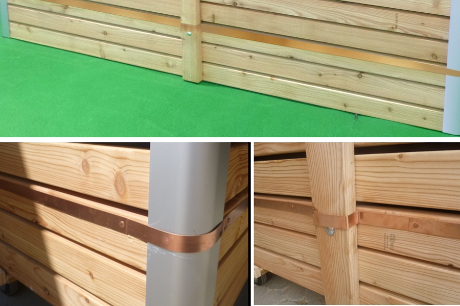 Hochbeet Zubehör. Schneckenblech für Hochbeete Hochbeet Huchler Zubehör. Schneckenblech für Hochbeete